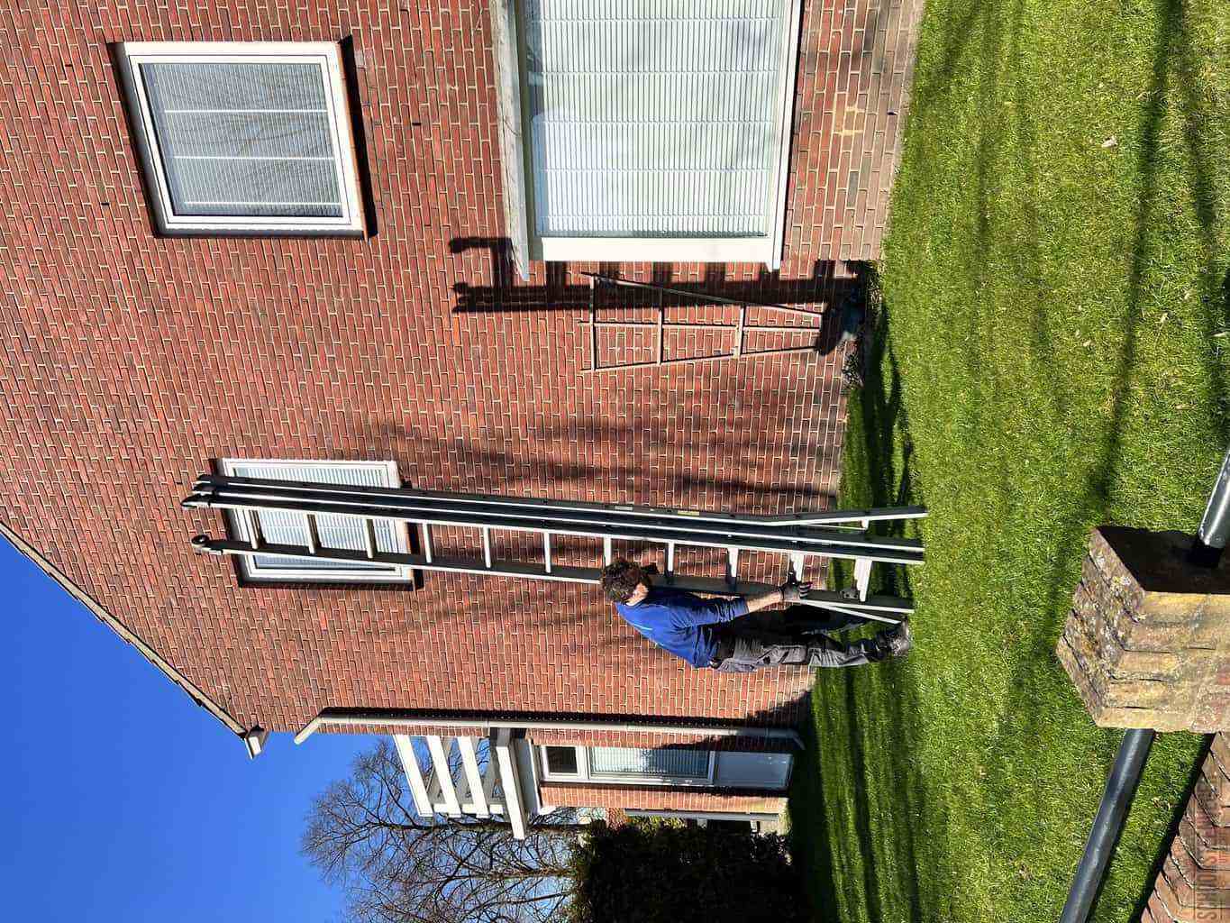 Utrecht schoorsteenveger huis ladder